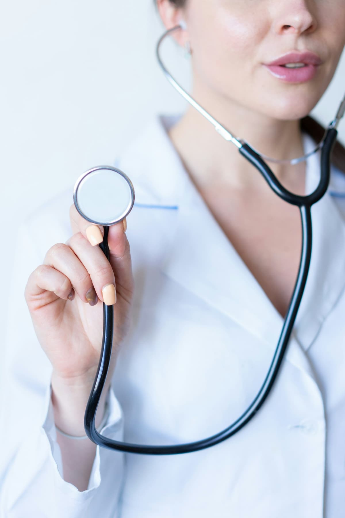 Medical student studying