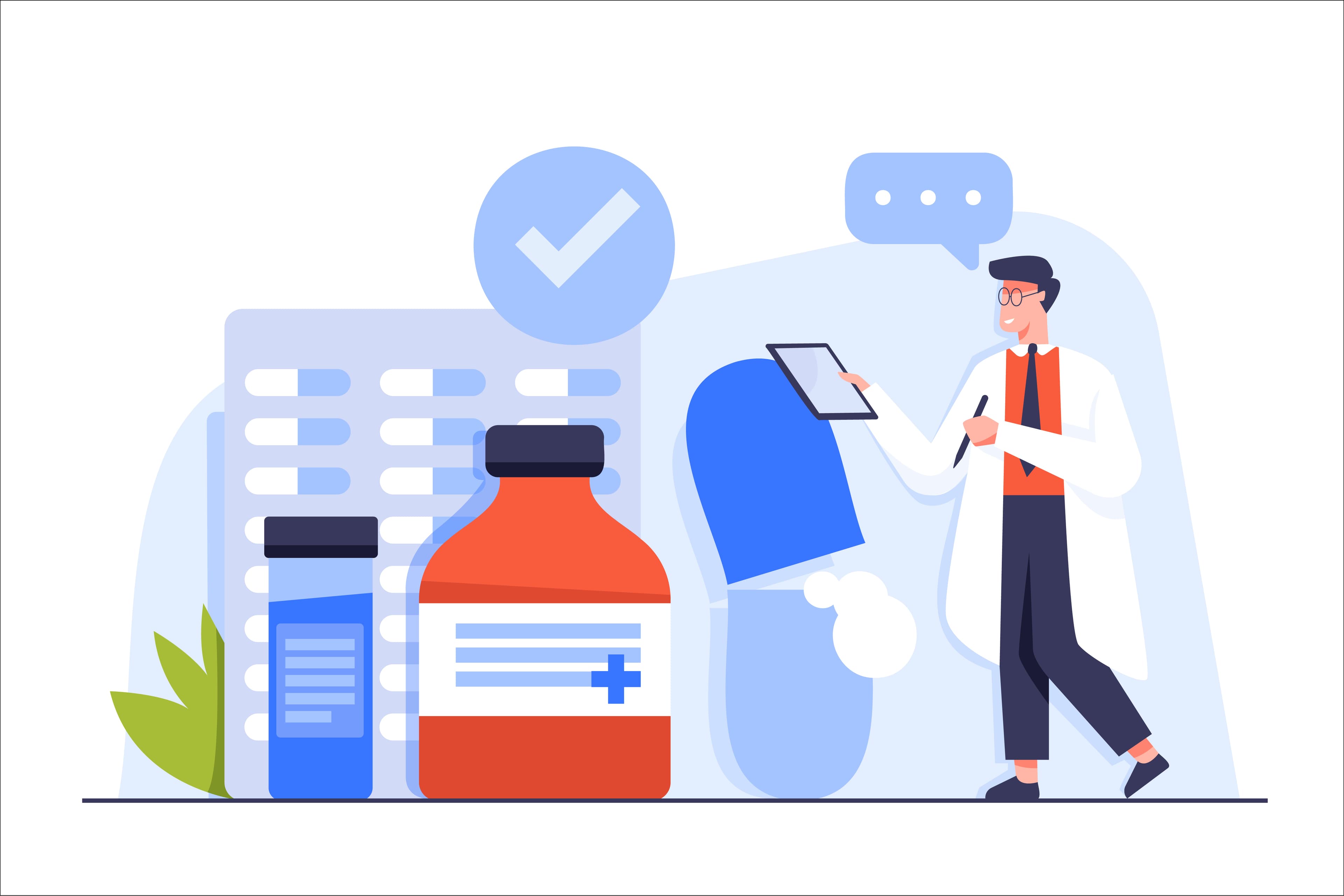 Medical books and drug references